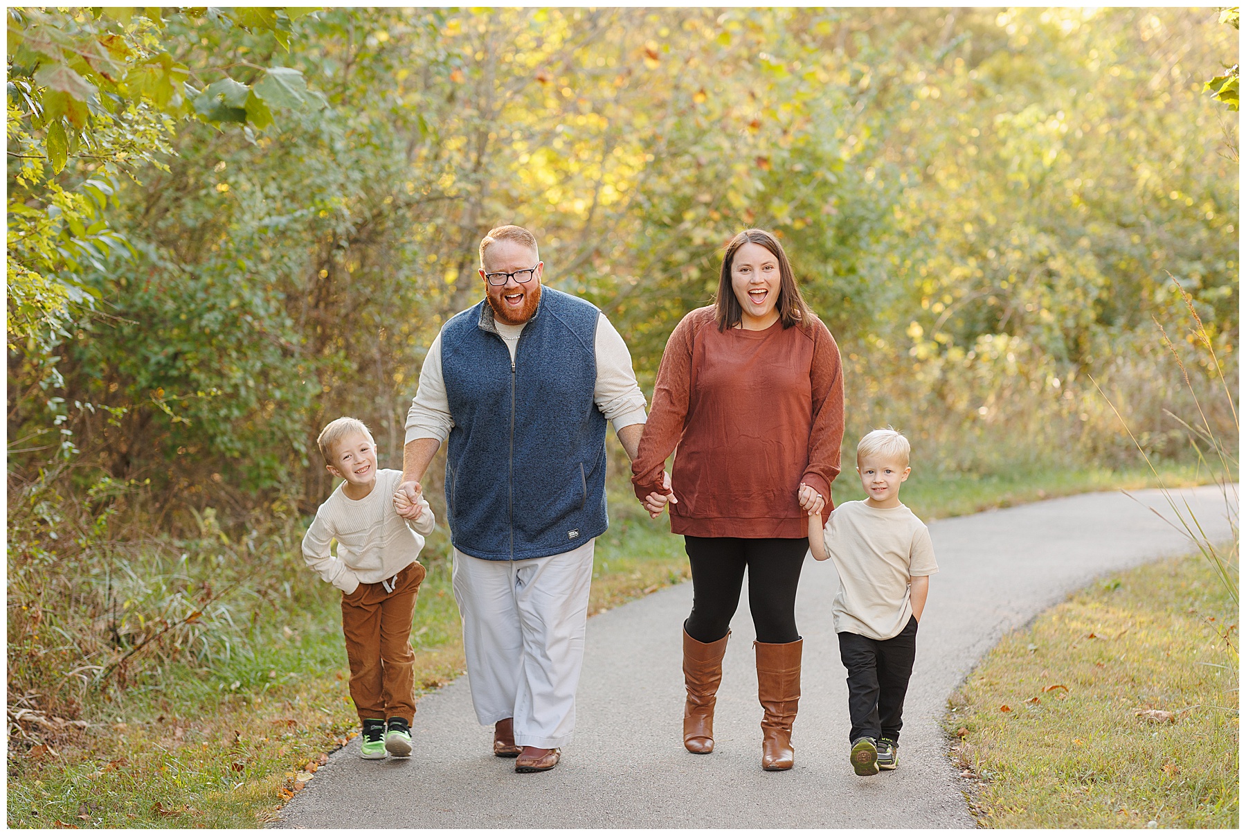 Fall family photo session in Louisville, Kentucky